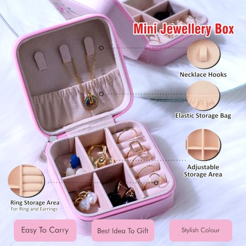 Image of P Arts Precious Art Gifts Best Sister Jewellery Organiser Box With Wooden Earring Pair,Greeting Card,Best Rakhi Gift For Sister,Rakshabandhan Combo Pack Set (Best Sister Ever)