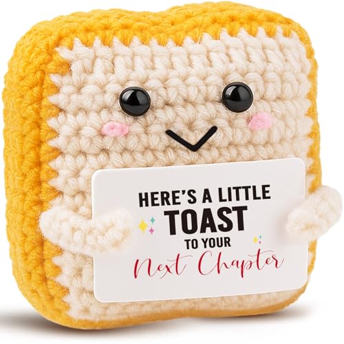 MAMAGIFTREE Crochet Toast New Chapter Gift - Handmade Amigurumi Gifts