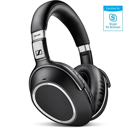 Sennheiser MB 660 UC MS Binaural Bandeau Noir – Argent Casque Audio - Les Beatles, Paul McCartney, John Lennon, RIngo Starr, George Harrison Sennheiser MB 660 UC MS Binaural Bandeau Noir - Argent Casque Audio – Image 4