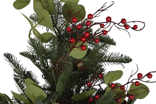 ARBOL LED PVC 115X115X180 220L EUCALIPTO VERDE