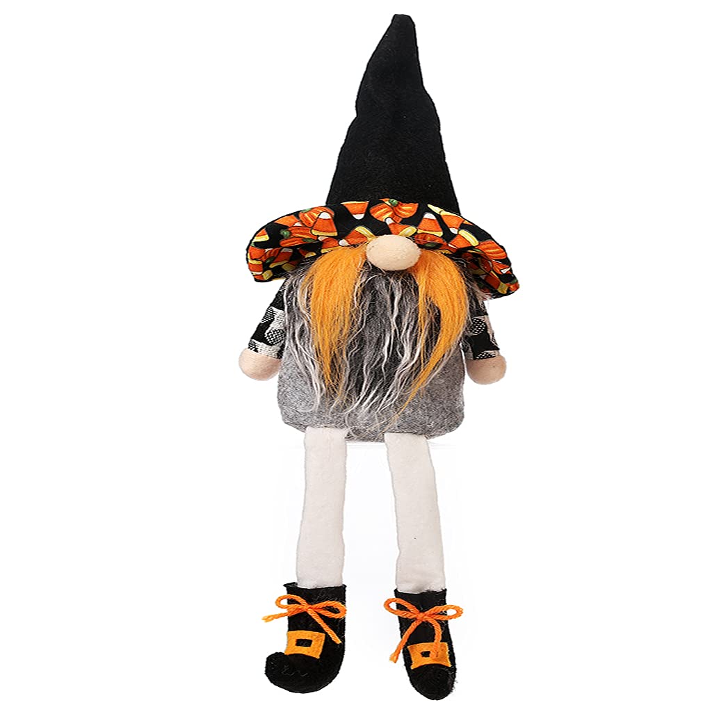 Elnwnnkc Halloween Colorful Chef Gnomes Plush Kitchen Decor Halloween Couple Dwarf Ornaments for Bookshelf Home Wedding Plush Decor for Living Room