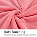 Shilucheng Luxury Fleece Blanket Super Soft and Warm Fuzzy Plush Lightweight King Couch Bed Blankets - Pink