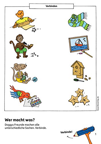 Kindergartenblock ab 4 Jahre - Verbinden, vergleichen, Fehler finden: Rätselblock ab 4 Jahre, Beschäftigung für Kinder (Übungshefte & -blöcke für Kindergarten, Vorschule, Einschulung, Band 622)