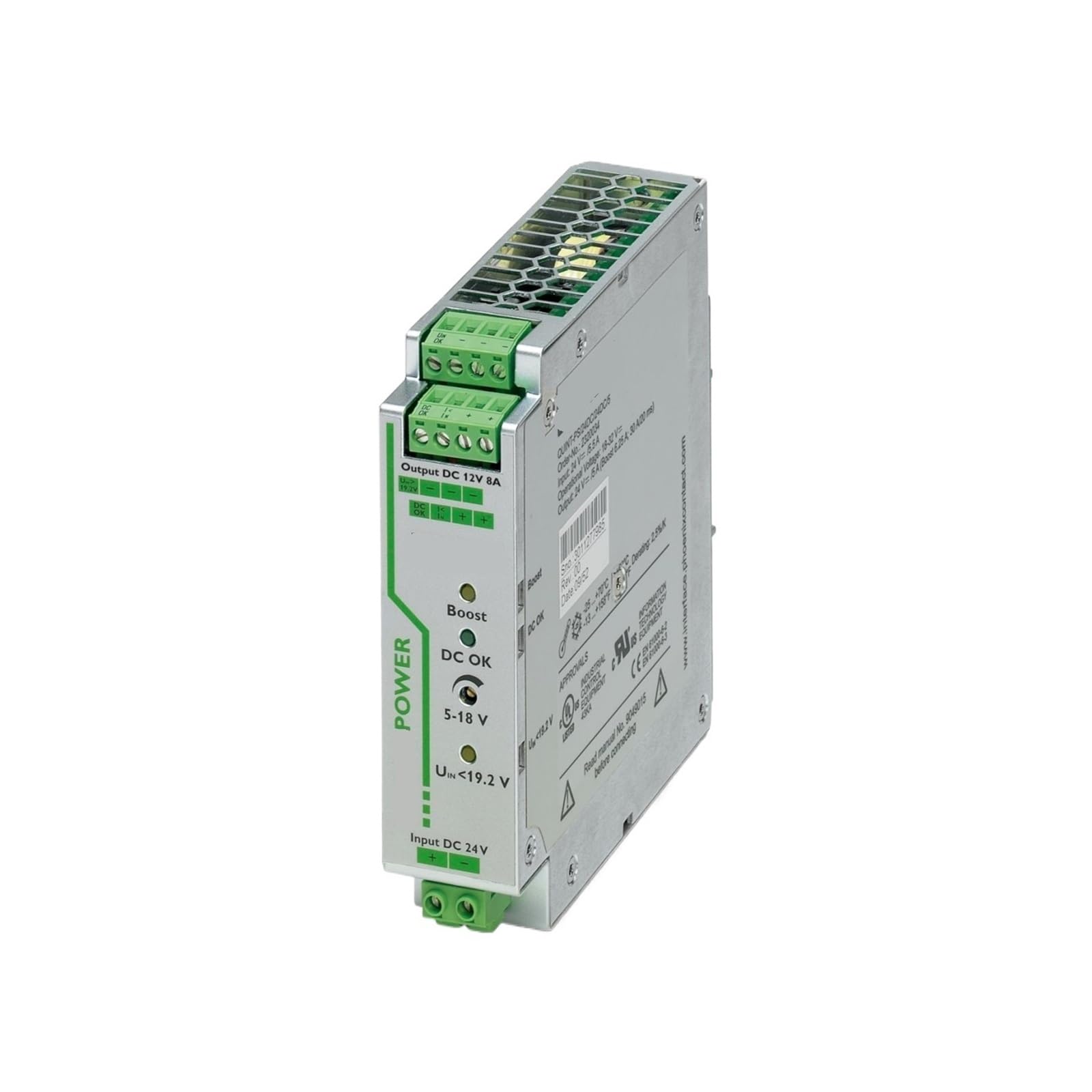 CXDFRSER 2320115 QUINT-PS/24DC/12DC/ 8 DC/DC converter