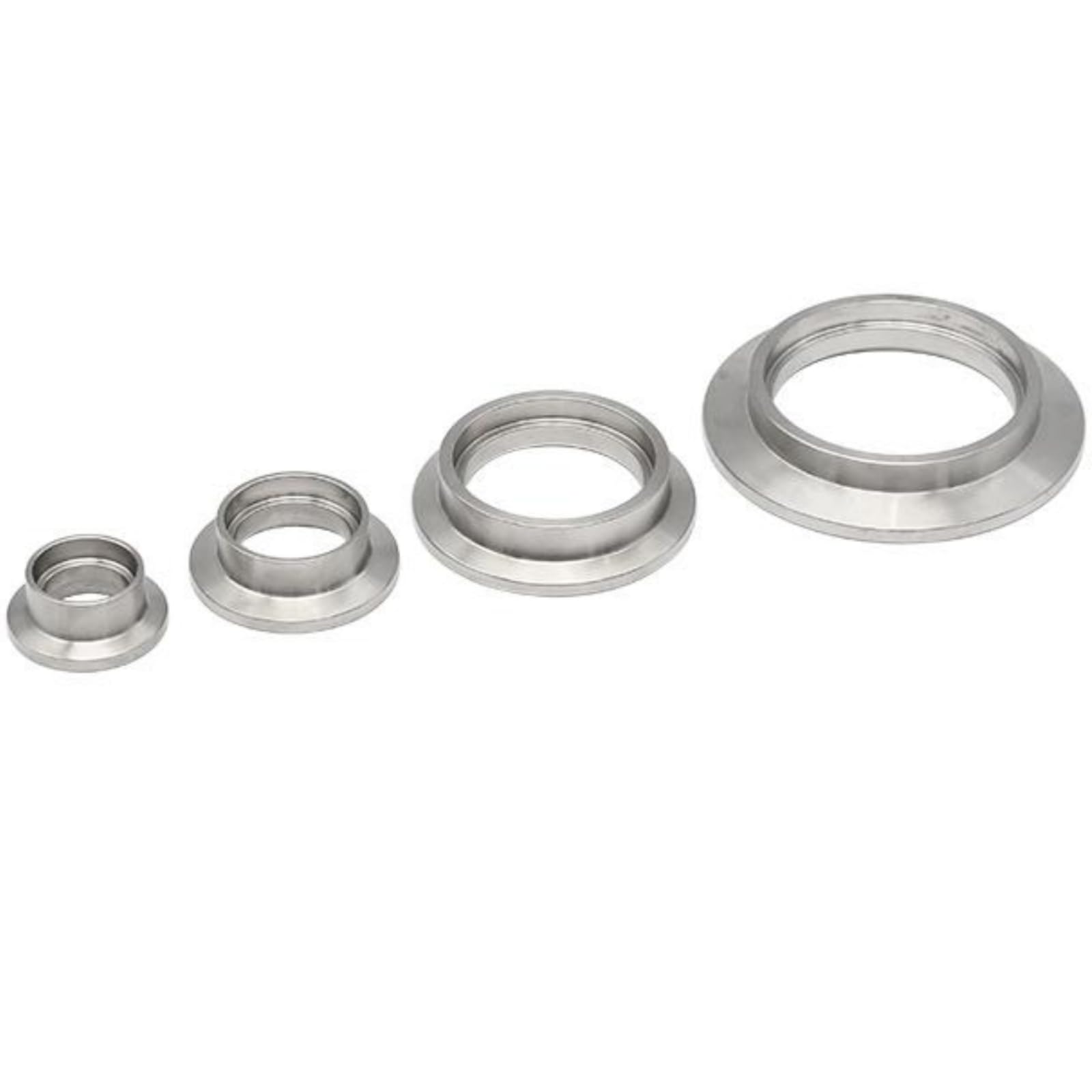 Lot de 2 joints sous vide en acier inoxydable, bride à souder ISO-KF NW-10, diamètre extérieur de 2,5 cm, pour applications industrielles et de laboratoire