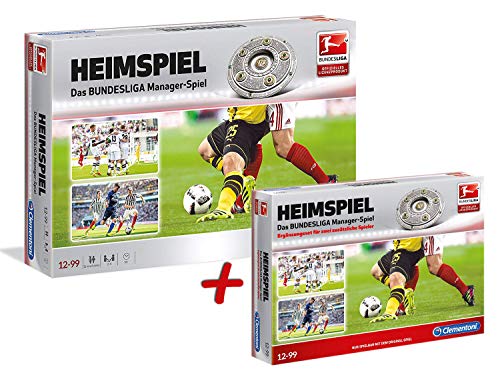 Preisvergleich Produktbild Clementoni Heimspiel Das Bundesliga Manager-Spiel + Ergänzungsset für 2 zusätzliche Spieler