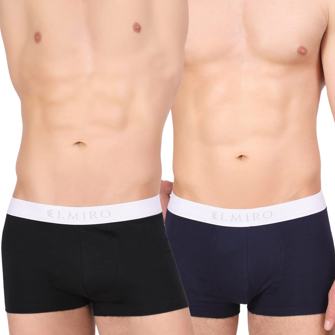 elmiro Men's Underwear Intimo-Tech Antimicrobial Micro Modal Luxe Trunk (Pack of 2)-picture-29