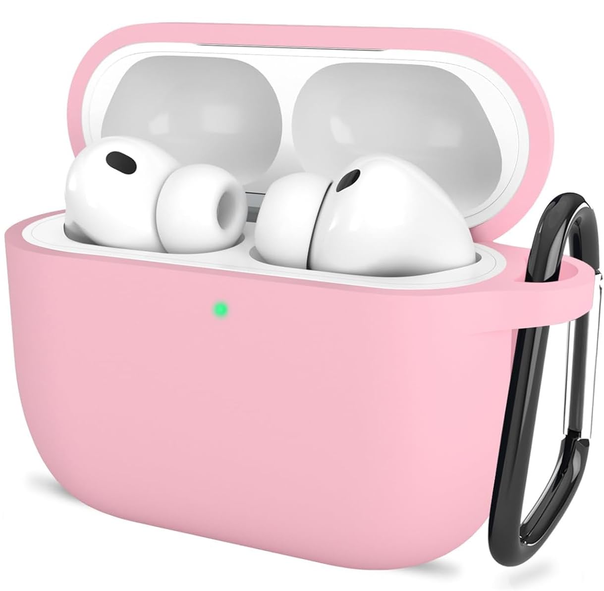 New Soft Silicone Case Compatible with Apple AirPods Pro 3 Generation (2025) Protective Silicone 360° Full Protection Dust-Proof Shockproof Case Cover with Hook (Cover Only) (Black) — Amazon image 19