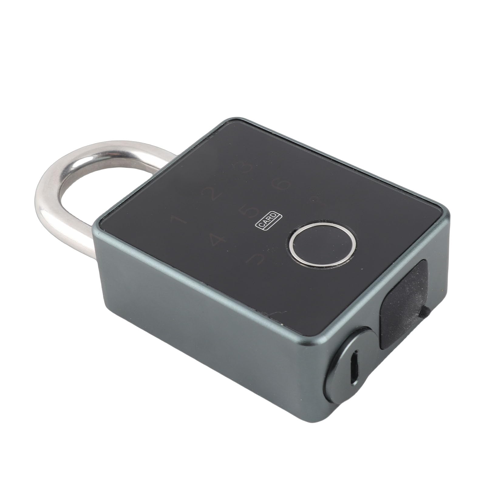 Candado Inteligente con Huella Dactilar con Control de Aplicación, Candado sin Llave Resistente a la Intemperie IP65 para Viajes en Taquillas de Gimnasio, Copia de Seguridad de Llaves,