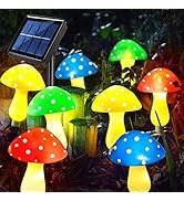 Lampes Solaires D'extérieur En Forme De Champignon, Lampes Solaires à LED Pour Décoration De