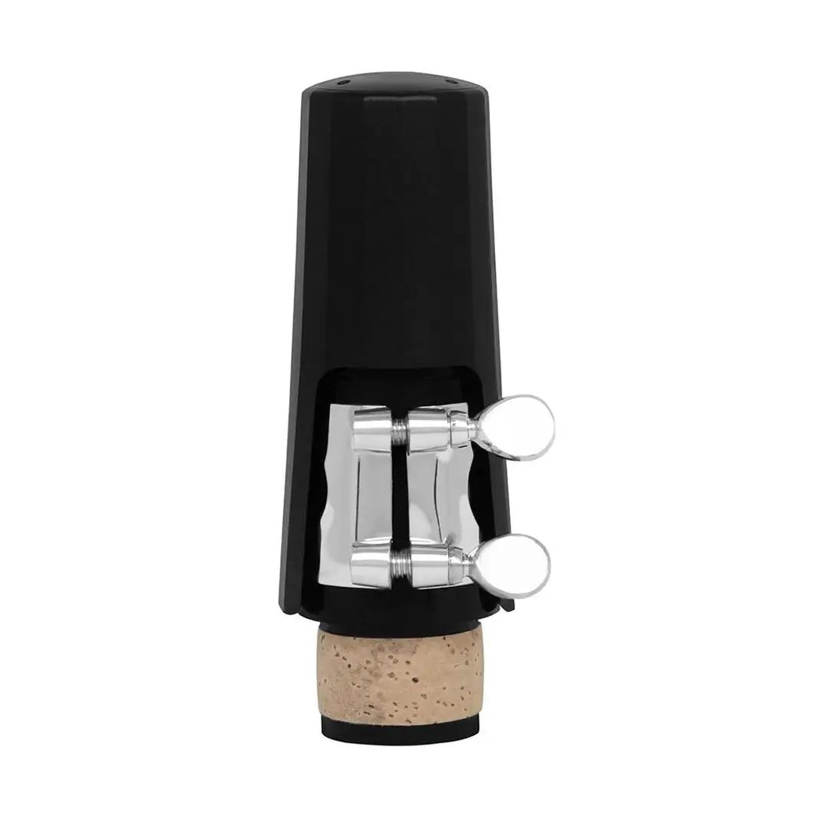 clarinete accesorios instrumentos Boquilla De Clarinete Con Tapa De Plástico, Ligadura De Metal, Boquillas De Clarinete Negro Si Bemol Para Principiantes
