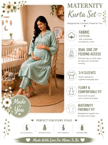 Image of RITIJYA Cotton Cord Set for Women