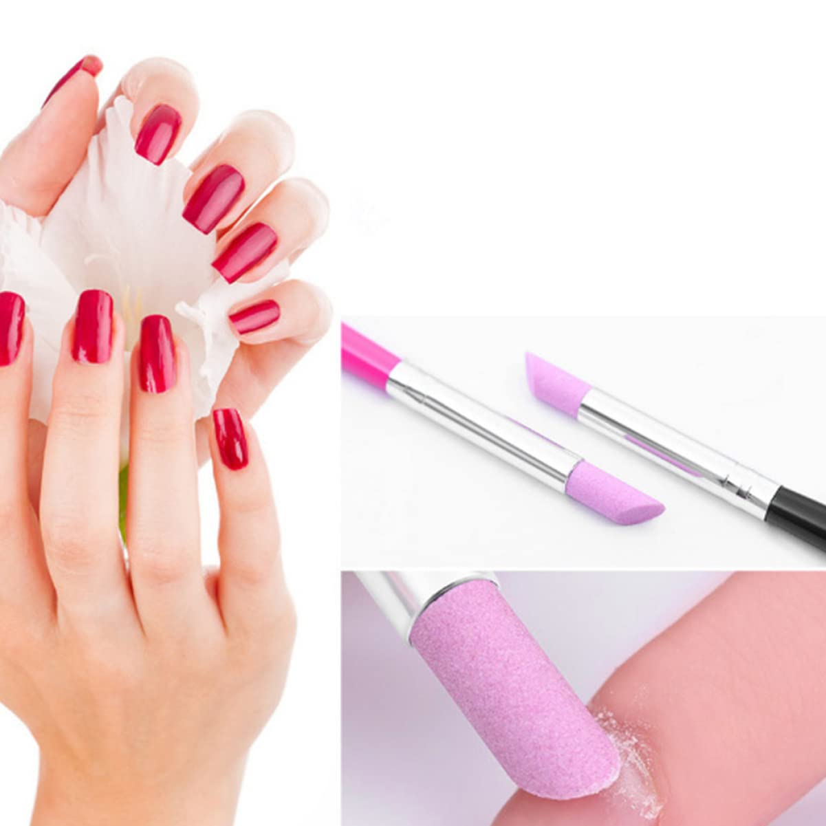 Housoutil 18pezzi Penne Per Manicure e Penne Ceramiche Per Polishing Unghie Strumenti Professionali Per Delle Unghie Rimozione Cuticole e Adatti Per Uso Personale e Saloni