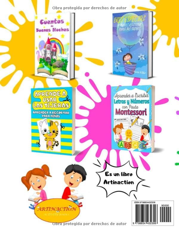 Miniatura 2 de Libro Preescolar XXL - Método Montessori Para niños de 3 a 6 años. Más de 200 Actividades Divertidas y Didácticas. Aprendemos a Trazar, Contar y