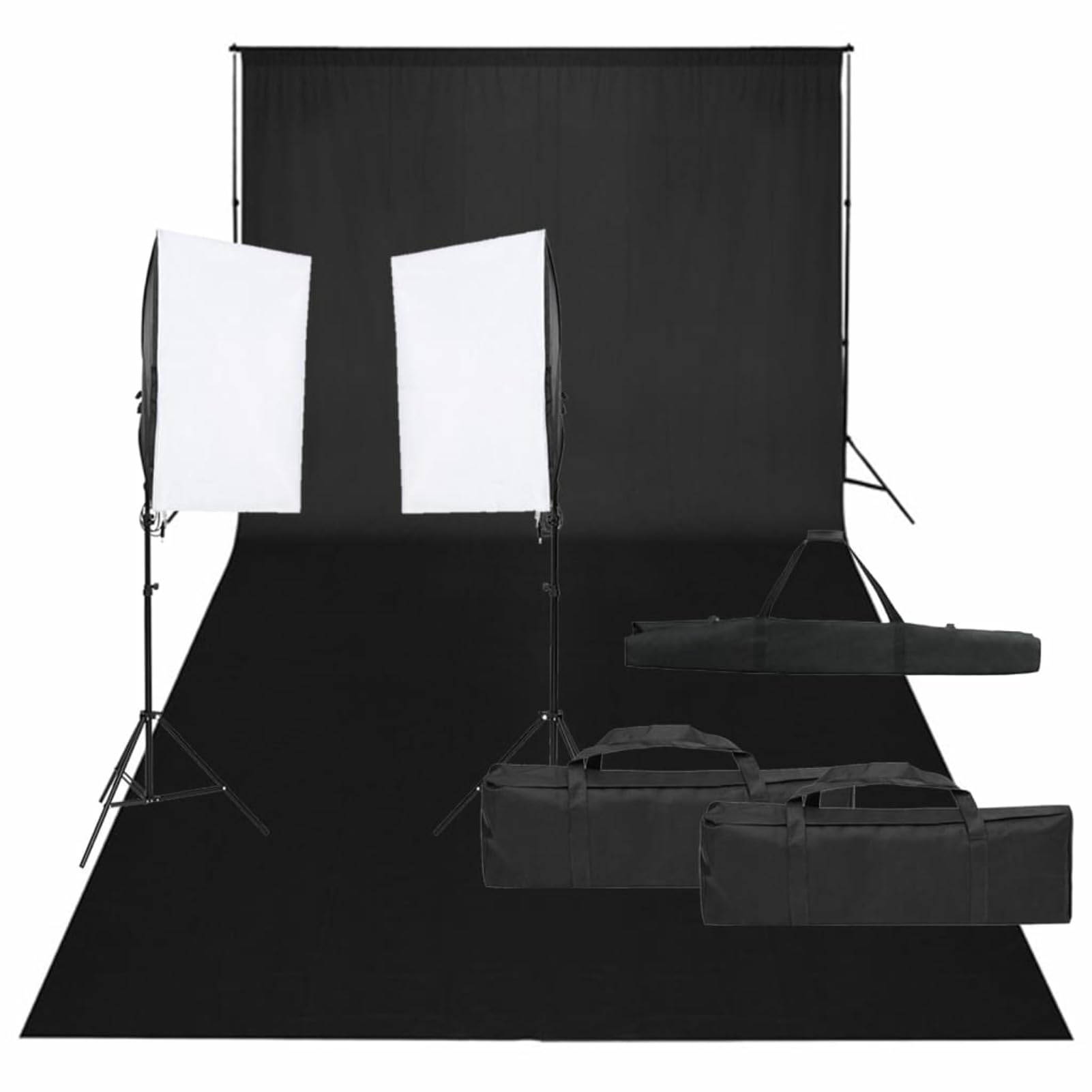 ZEYUAN Kit de Estudio fotográfico con Set de Luces y Fondo, Fondo Fotografia Navidad Infantil,Fotografia Accesorios, Fondo Fotografia, Estudio Fotográfico, Kit Fotografia Estudio,