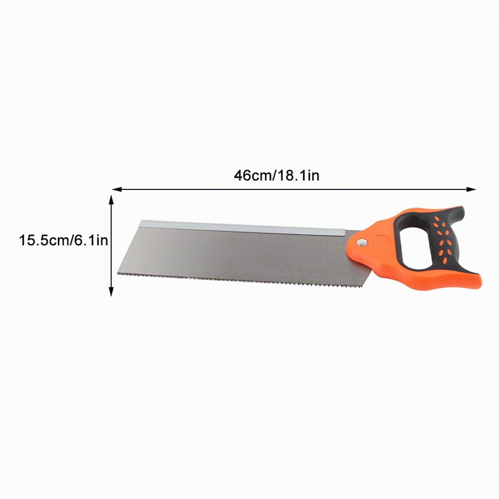 Boîte à onglets en plastique - 29,2 cm - Avec scie à dos de 46 cm - Angle de coupe 22,5°/45°/90° - Pour le travail du bois, le bricolage, la décoration, l'artisanat