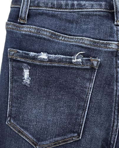 VERVET by Flying Monkey Distressed Skinny Jeans Stretch Mid-Rise4