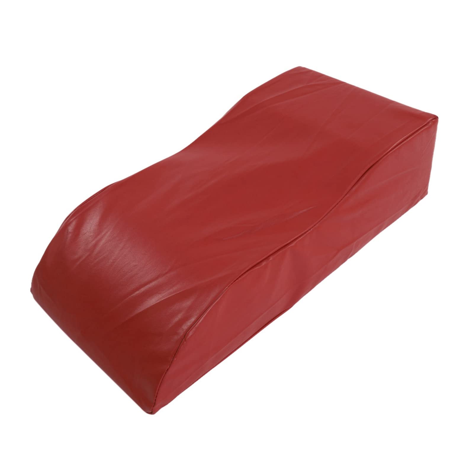 Almohada ergonómica de cuña para elevación de piernas, cómodo cojín de espuma para soporte de rodillas y espalda, diseño transpirable para un mejor ajuste de la posición (Café)