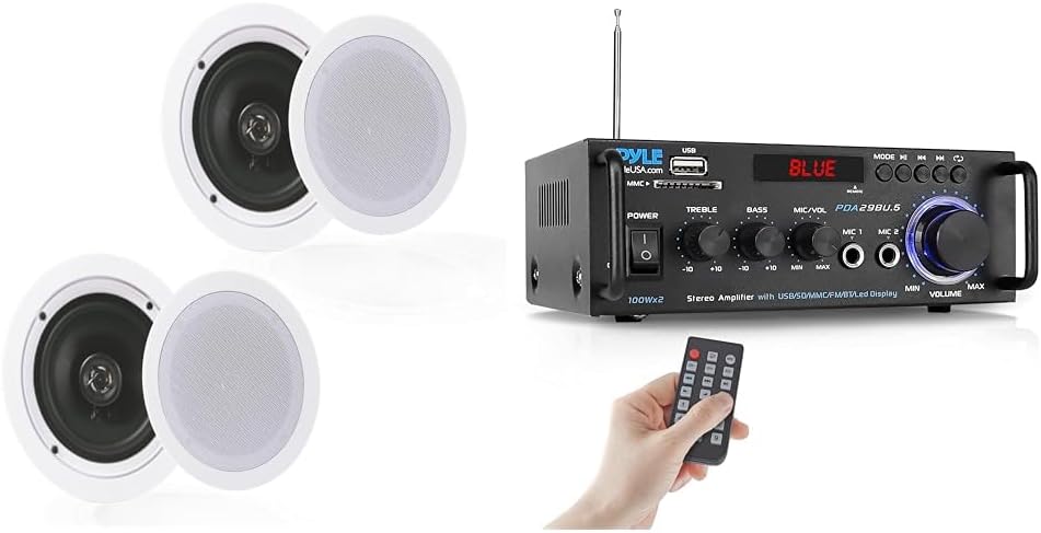 Pyle Pdicbt852rd Pdicbt852rd Bocinas Bluetooth Pyle 8