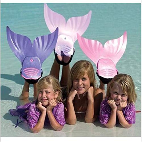 image for OVKMANG Swim Fins for Kids and Adult, Mermaid Flippers, Wave Monofin L