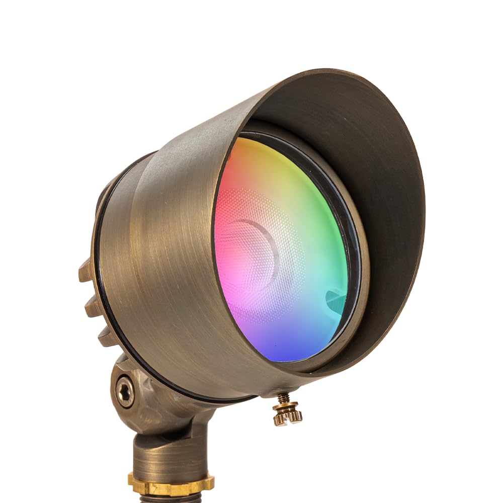 V6 - V6 公式写真　Timeless / SPOT LIGHT VOLT 12V Color Changing RGBW Integrated LED Brass Spotlight