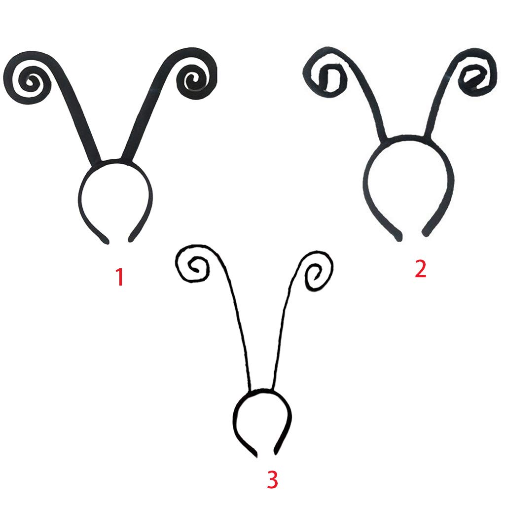 Hatstar Confezione doppia, cerchietto con api regina e api con antenne, antenna per api, accessorio per capelli da donna, accessorio per la testa per il vostro costume per carnevale e carnevale