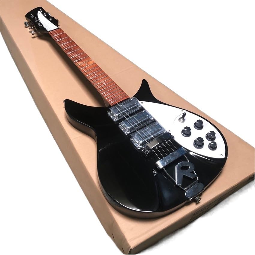 Niestandardowa gitara elektryczna 325 z mostkiem R i 34-calowym podkładem - idealna dla muzyków entuzjastów poszukujących wysokiego instrumentu do profesjonalnego występu