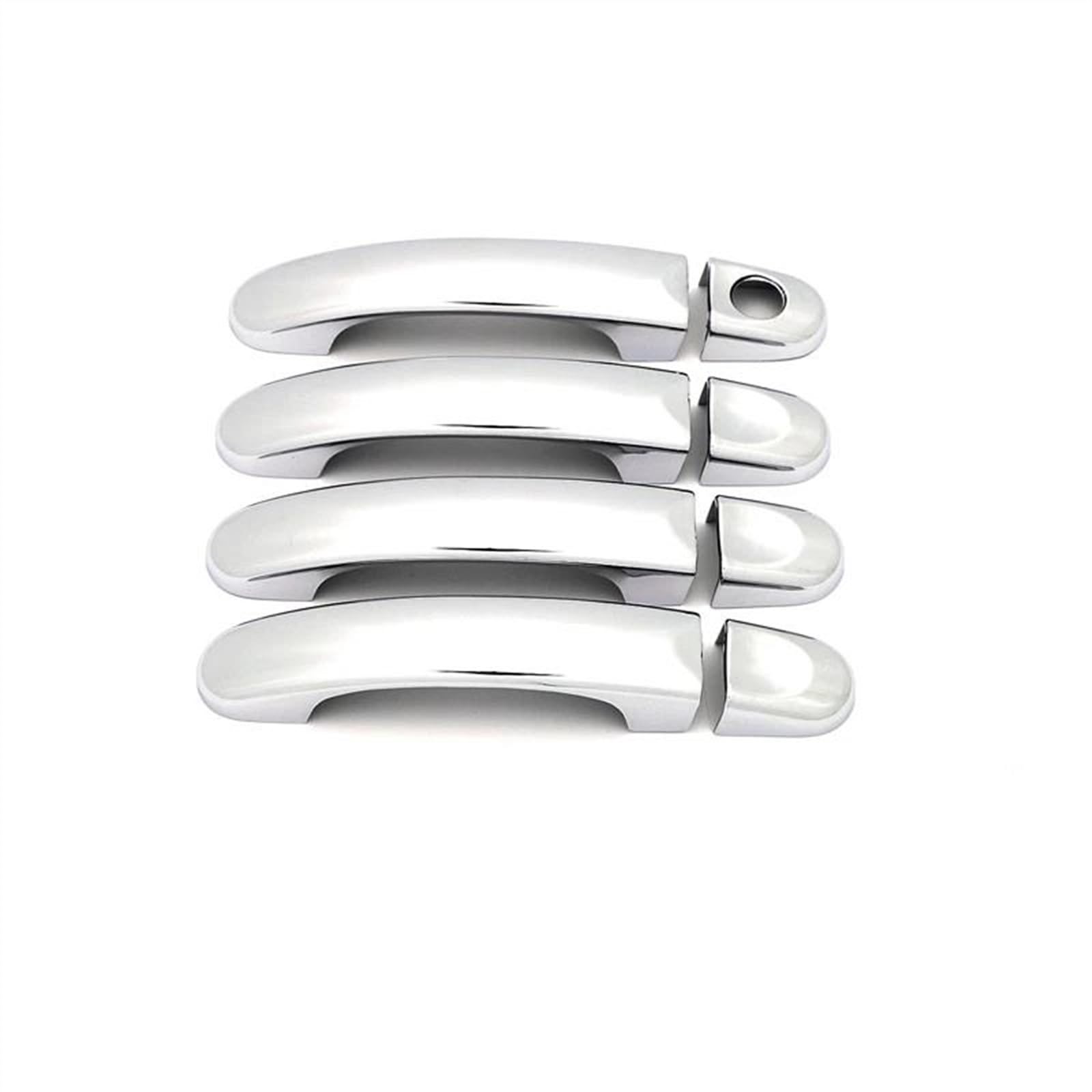 NOHEEU Chrome Door Handle Cover Trim Scratch Proof 4PC for Touran 1T MK1 2003~2015 Car Styling Exterior Parts Accessories(Chrome)