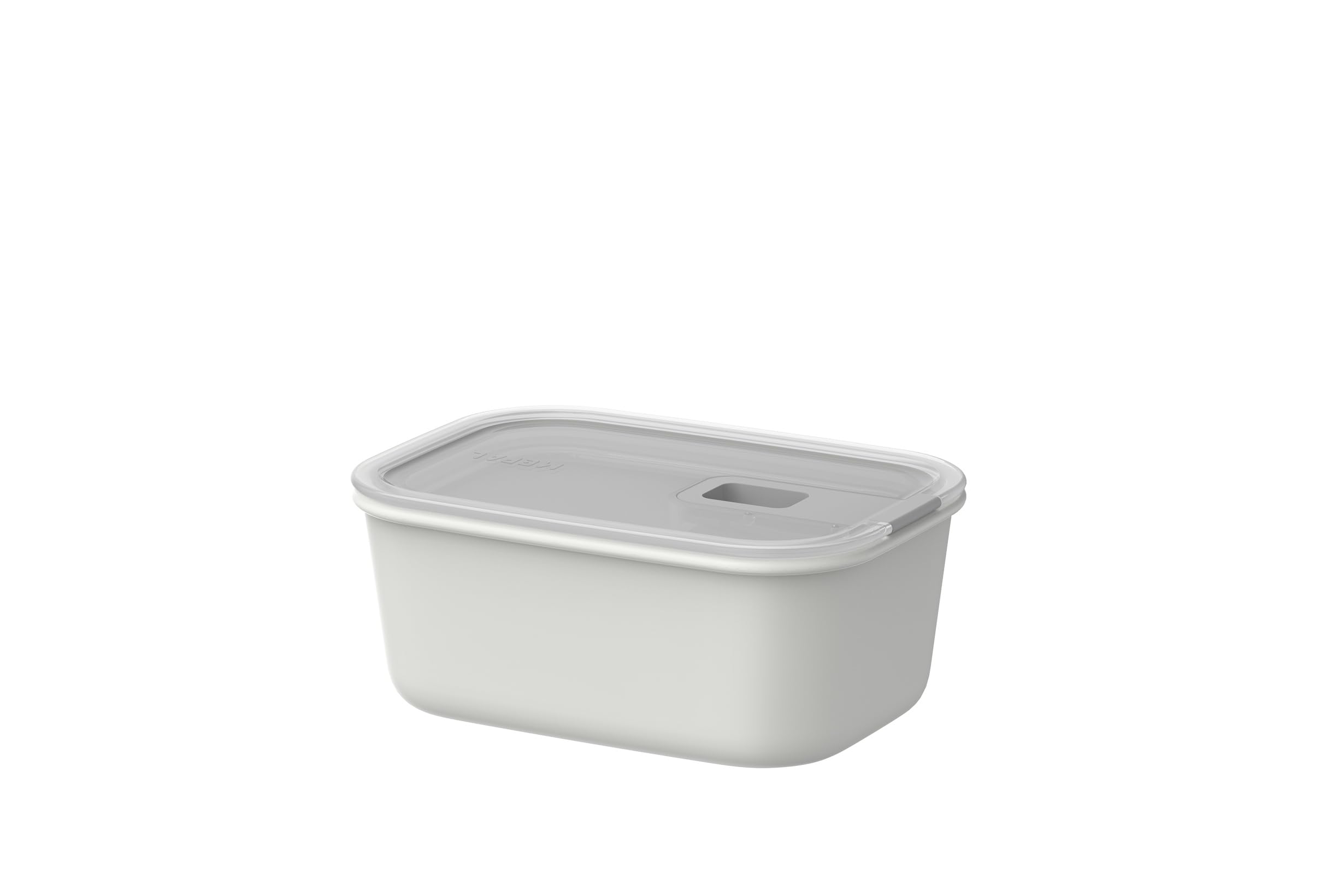 Mepal - Food Container EasyClip - Bowl with lid & sliding closure - Suitable for microwave, steam cooker, refrigerator, and freezer - Airtight & leak-proof - 700 ml - Nordic white