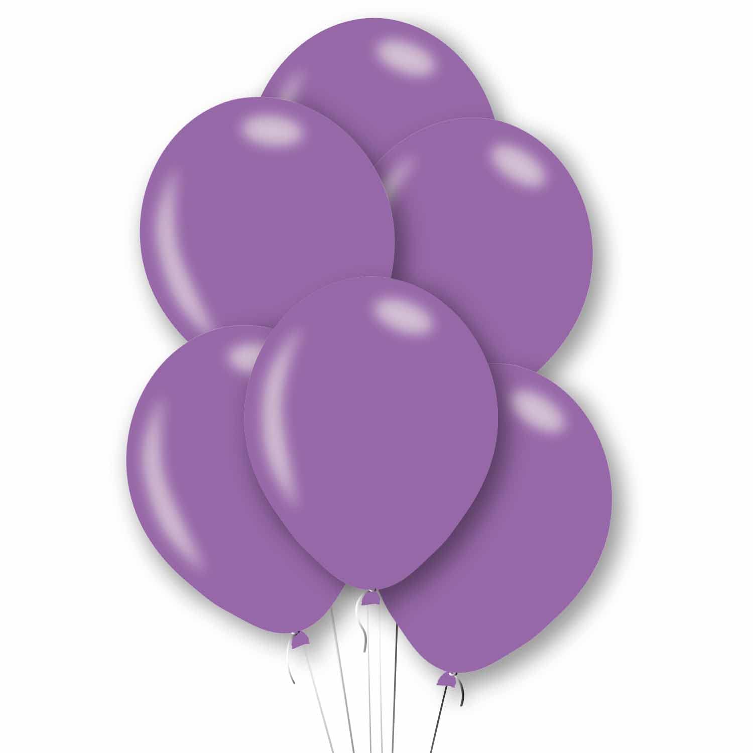 Amscan 9912742 - Metallic Purple 11" Latex Party Balloons - 10 Pack