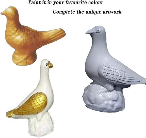 Miniatura 6 de EAIVENY - Molde de estatua de hormigón, moldes de cemento para animales, molde de estatua de jardín para decoración de jardín, molde de hormigón