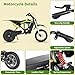 36V 300W Kids Electric Dirt Bike, Ride on Motorcycle Up to 15.5 MPH & 13 Miles Long-Range, 3-Speed Modes Motorcycle for Kids Ages 5-10