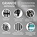 VinGardeValise® Grande Wine Suitcase – 12-Bottle Travel Luggage, TSA-Approved, Durable Hard Shell, Shockproof Foam, Secure Bottle Protection for Enthusiasts & Collectors - Silver
