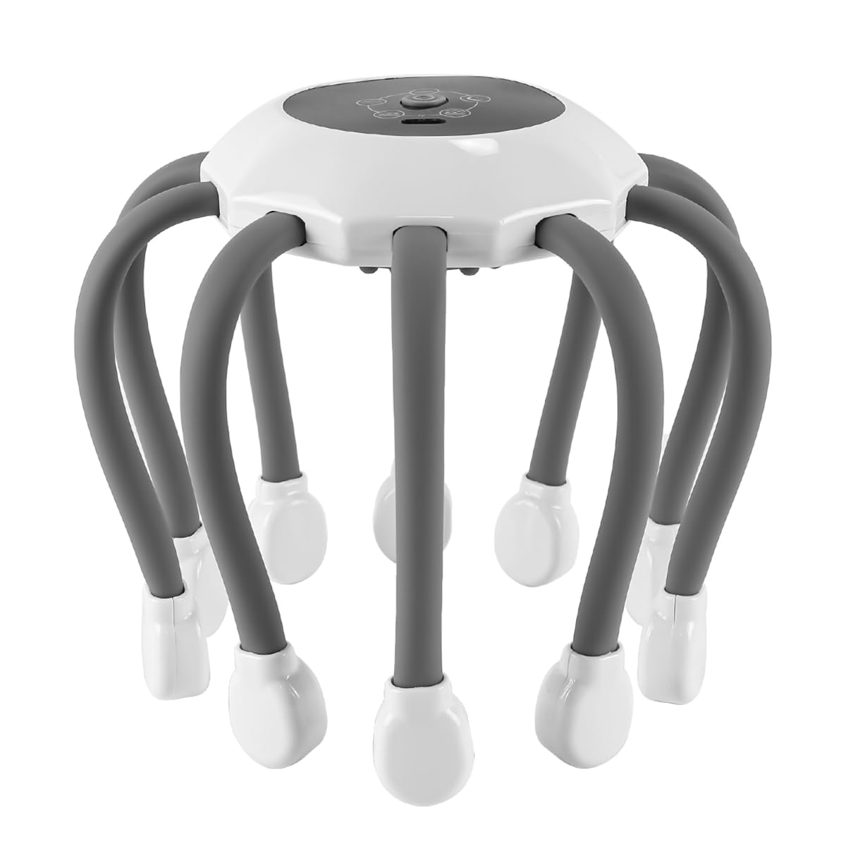 WANGCL Masajeador eléctrico para el Cuero cabelludo, masajeador de Cabeza, 10 Nodos de Masaje, 5 Modos, Masaje de Cabeza inalámbrico portátil para estrés, relajación y tensión