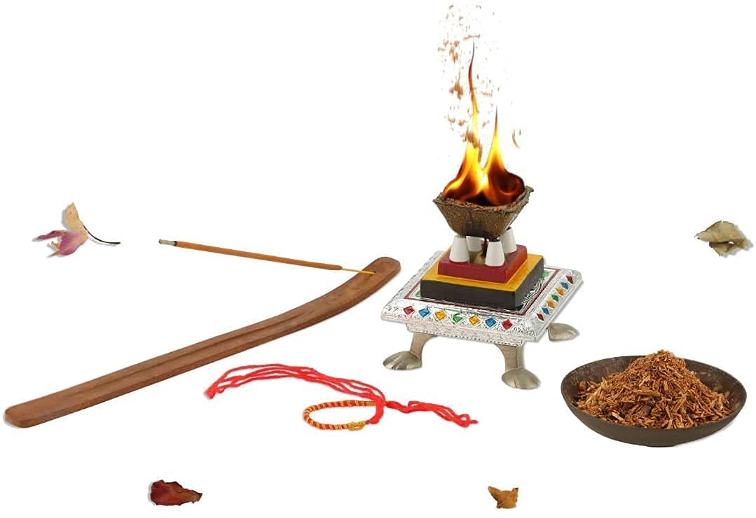 Yagna Purificateur Radhna avec Bajoth et Hawan Samagri