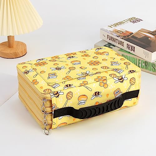 Image of 102 Slots Marker Pen Organizer Case w /Handle