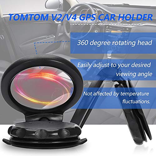 Suporte de ventosa para carro Jullynice para Tomtom One 125 130 140 XL 335 XXL 550 para suporte de v