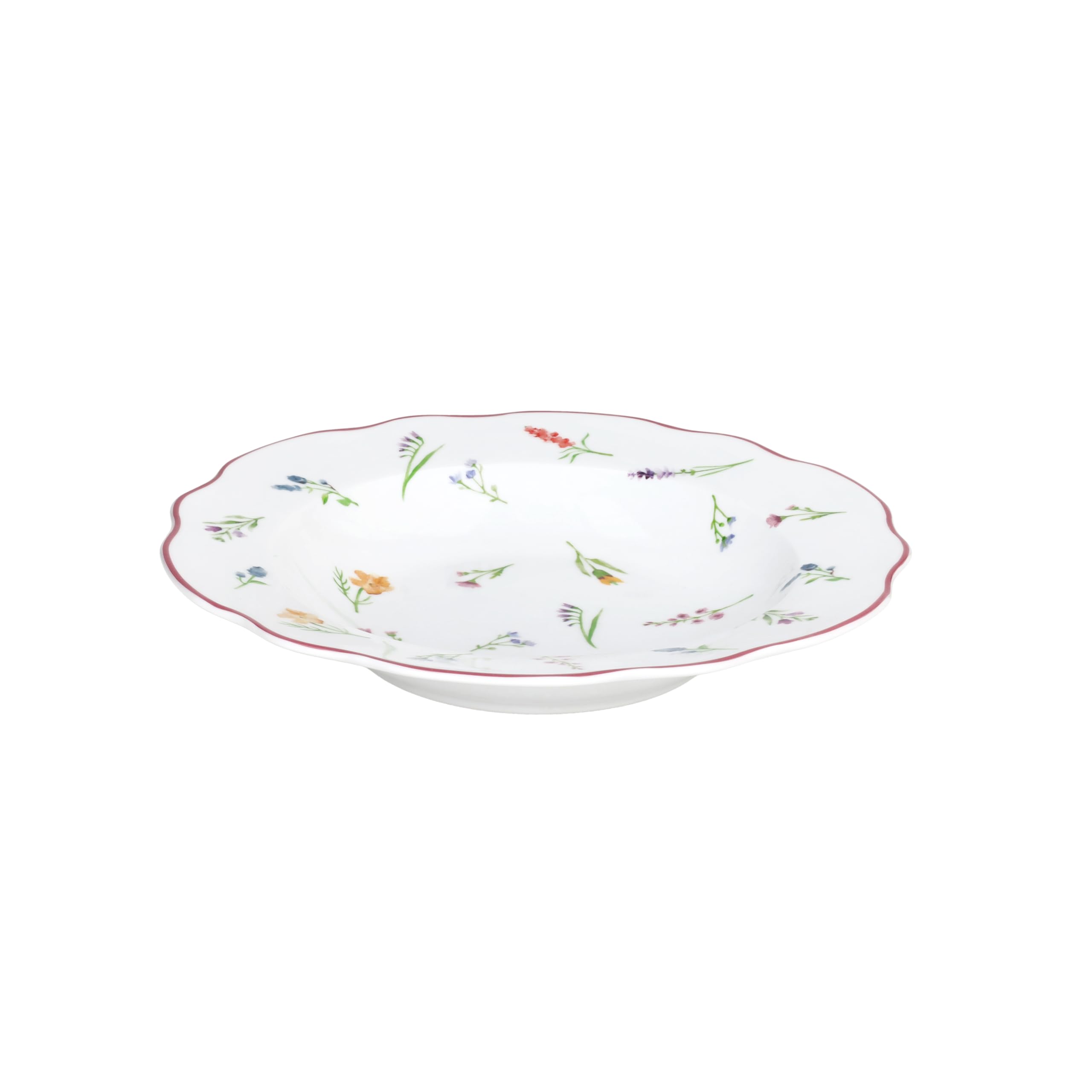 Tognana Millefiori, servizio piatti 18 pezzi per 6 persone, porcellana, bianco
