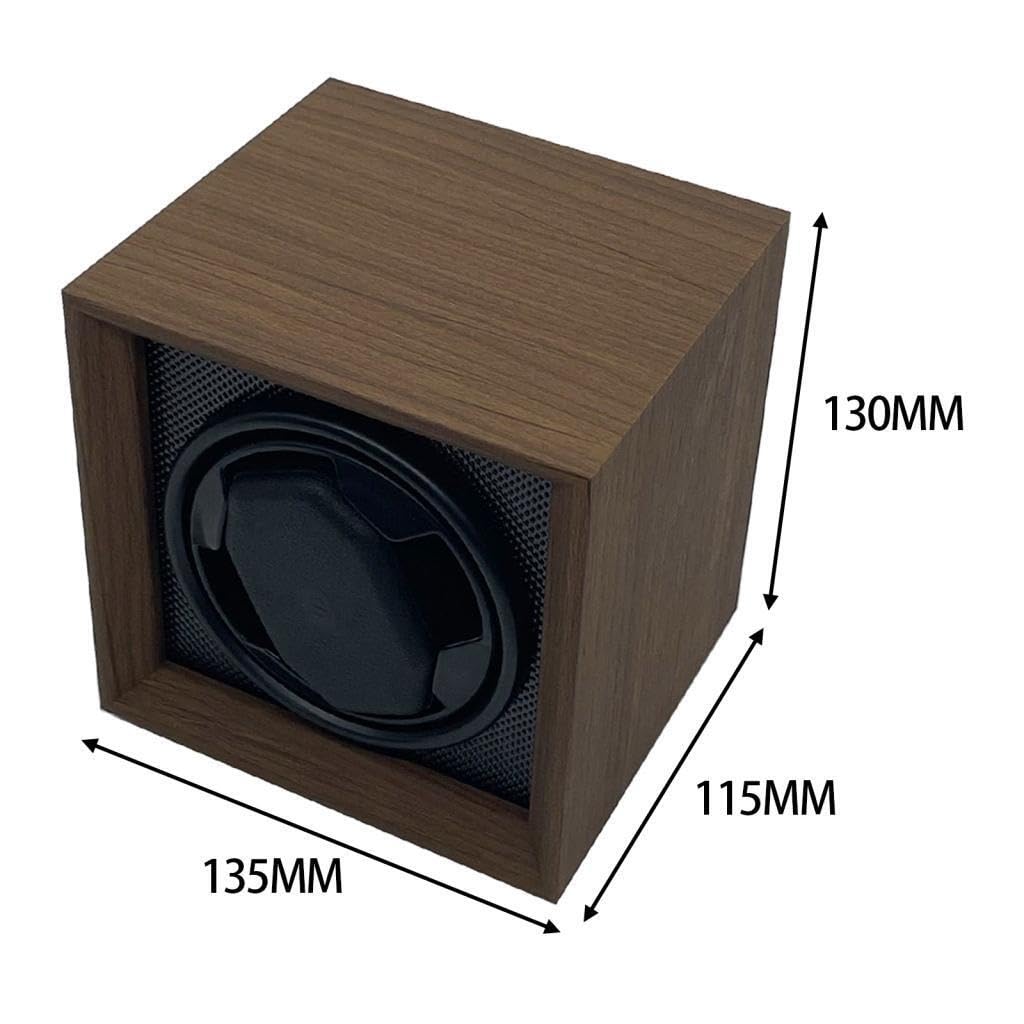 Premium Automatik Uhrenbeweger mit intelligentem Motor und | Design. Wunderschön gefertigtes Holzdisplay für Uhrensammler. Leiser Motor, geräuschlos, sicher. Automatisches Rot.