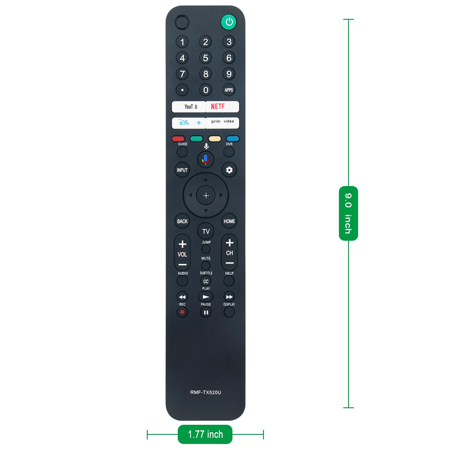 VINABTY RMT-TX200E Telecomando sostitutivo compatibile con Sony TV KD-49XD7004 KD-55XD7004 KD-65XD7504 KD-50SD8005 KD-55XD8599 KD-49XD7005 KD-55XD7005 KD-65XD7505 RMT-TX200P RMT-TZ300A