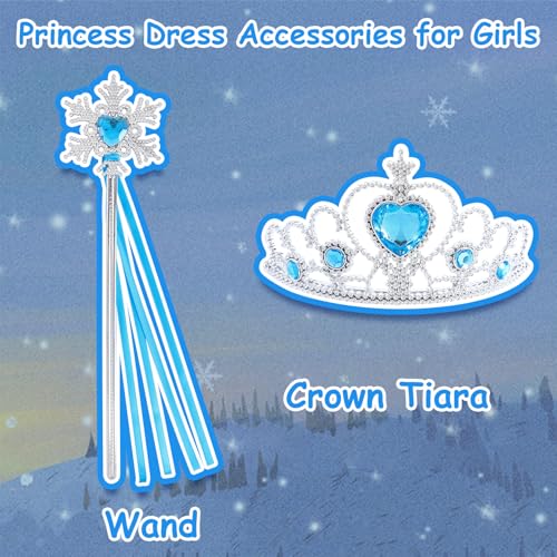 Vestido de Princesa para Niñas con Lentejuelas y Capa miniatura 5