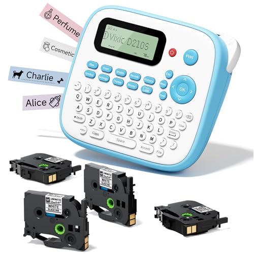 image for Vixic Label Maker Machine with Tapes, Label Maker Waterproof-Labels, P