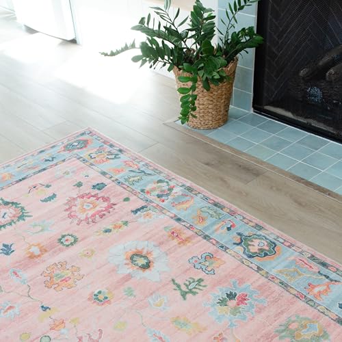 Tapete decorativo oriental lavable 118x90 cm miniatura 3