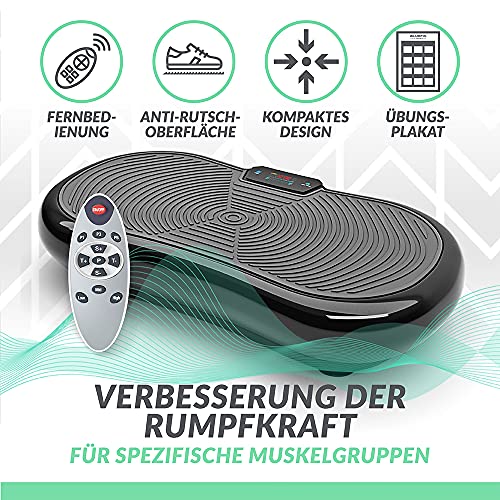 Bluefin Fitness Vibrationsplatte Ultra Slim Plus | Vibrationsplatte Trainingsgerät für Ganzkörpertraining | Kompaktes… – Bild 5