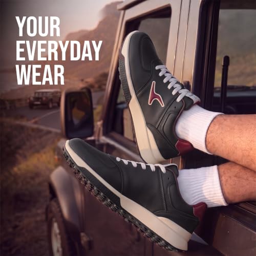 Image of YOHO Men's Sneakers Flo & Blazer | Stylish & Comfortable | Low Top, Lace Up Casual Shoes for Man /Gents