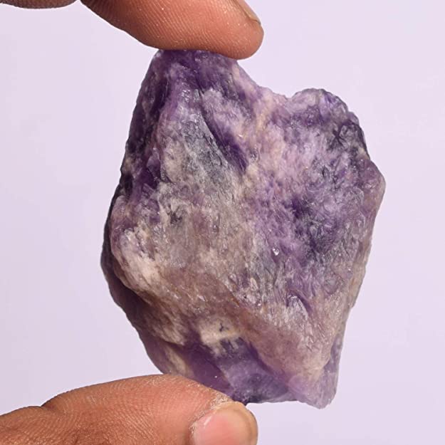 Unheated Natural Rough Violet Amethyst 89.00 Ct Uncut Egl Certified Amethyst, Raw Rough Healing Amethyst Loose Gemstone3