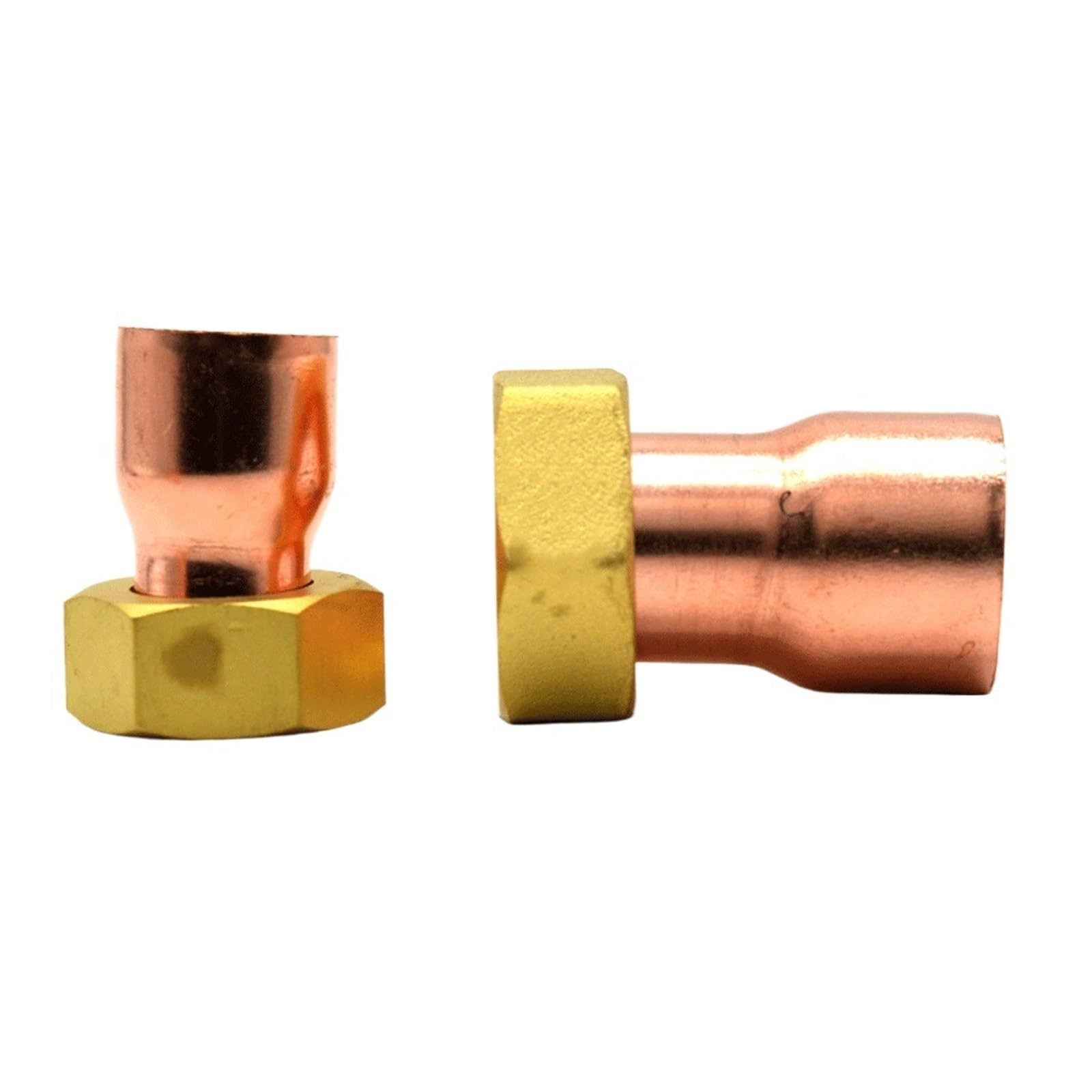 BHBHCPZGR 35mm Welding Copper Tube To Female BSPP 1-1/4" Thread Hex Bushing Pipe Fitting Thickening BHBHCPZGR