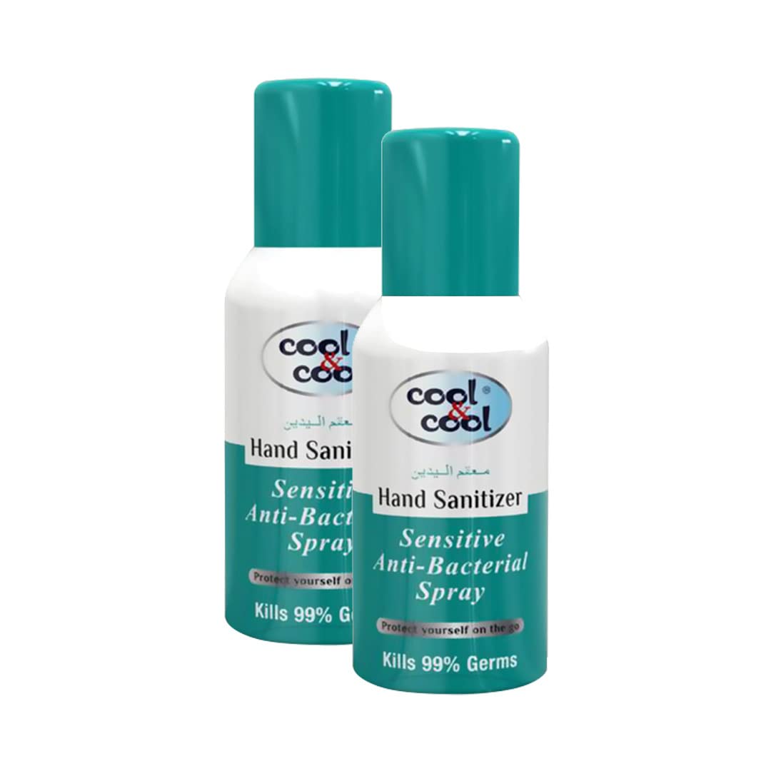 Hand Sanitizer Sensitive Spray 120ml Twin Pack