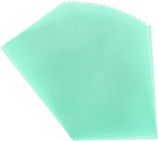 QUARKZMAN Papel de Pergamino de Colores, 50 Hojas de Color Azul Cielo 8.5 x 11 Papel de Pergamino Imprimible, Hojas de Pergamino Translúcido para Imprimir Invitaciones de Boda