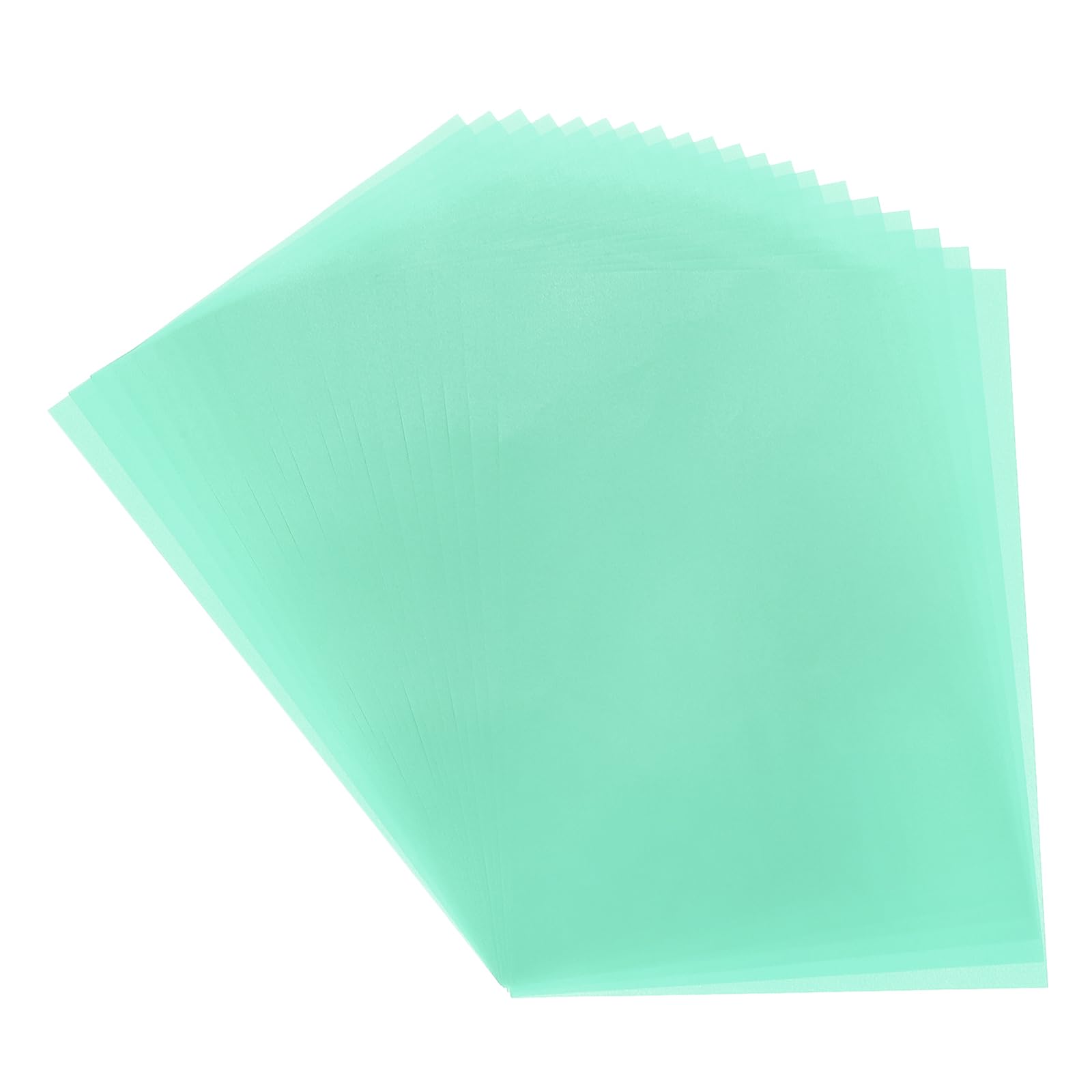 MECCANIXITY Colored Vellum Paper, 20 Sheet Sky Blue Transparency 8.5 x 11 Printable Vellum Paper, Translucent Vellum Sheets for Printing Wedding